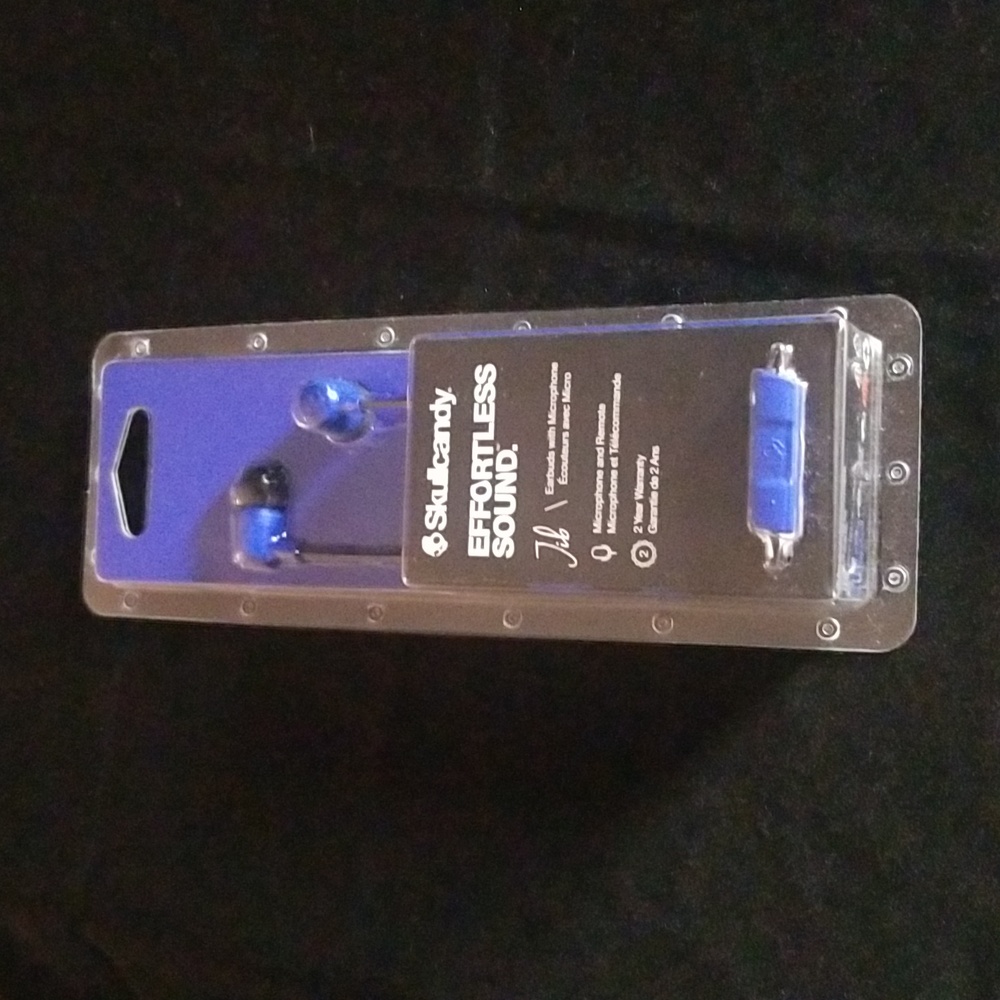 Skullcandy JIB Authentic Earbuds with Microphone blue
